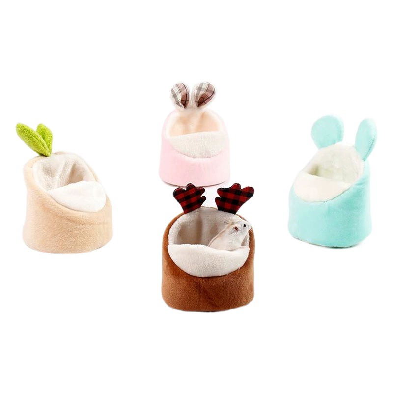 Ji Zizi Товары для животных Хомяк Зимнее Хлопковое Гнездо Он Лан Свинья Медовая Сумка Земляне Маленький Дом Зимнее Теплое Мини Гнездо