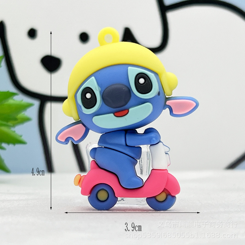 Llavero Stitch Llavero Colgante pequeño Etitch Llavero Stitch Colgante de muñeca Bolsa de coche Accesorios