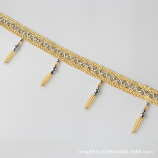 Handmade Hanging Ball Xinjiang Export Tube Bead Curtain Accessories Jewelry Lace Ball Pendant Tassel Ready-Made Acrylic New