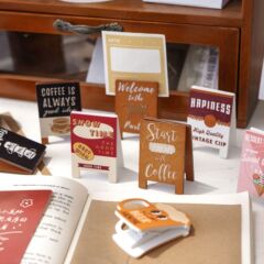 Creative Retro Message Clip for Instagram, Cute Wooden Photo Clip, Desk Ornament, Memo Clip, Office Supply, Business Card Holder