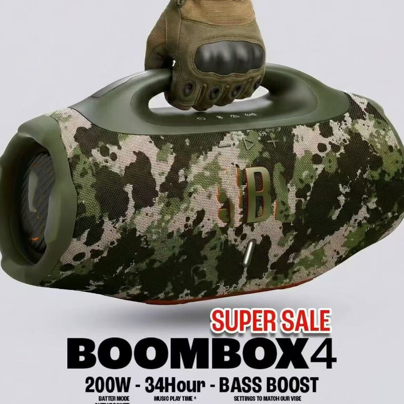 Boombox4 Music Super War God 4Th Generation High Volume Wireless Portable Bluetooth Speaker Outdoor Subwoofer Speaker