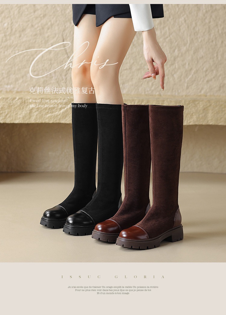E2584 1140K GIÀY BỆT NỮ CHETDRC BIG SIZE NGOẠI CỠ MÙA XUÂN THU ĐÔNG ĐẾ CAO GIÀY DÉP NỮ G04 SẢN PHẨM MỚI