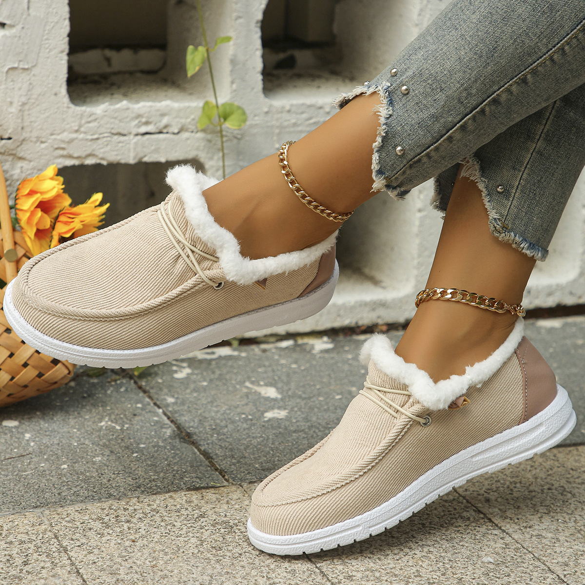 Warm Women's Winter Snow Boots With Fleece Lining And Thick Sole_voghion.com