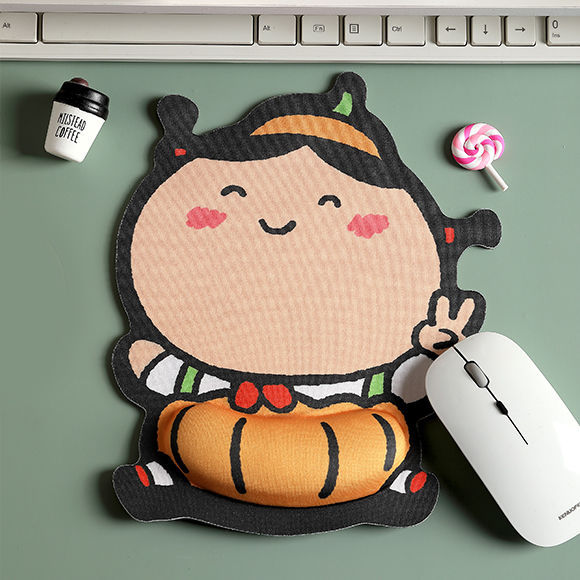 Alfombrillas de ratón transfronterizas, divertidas y variadas, reposamuñecas, alfombrillas de ratón de alta calidad con formas especiales, alfombrillas de ratón de dibujos animados para hombres y mujeres