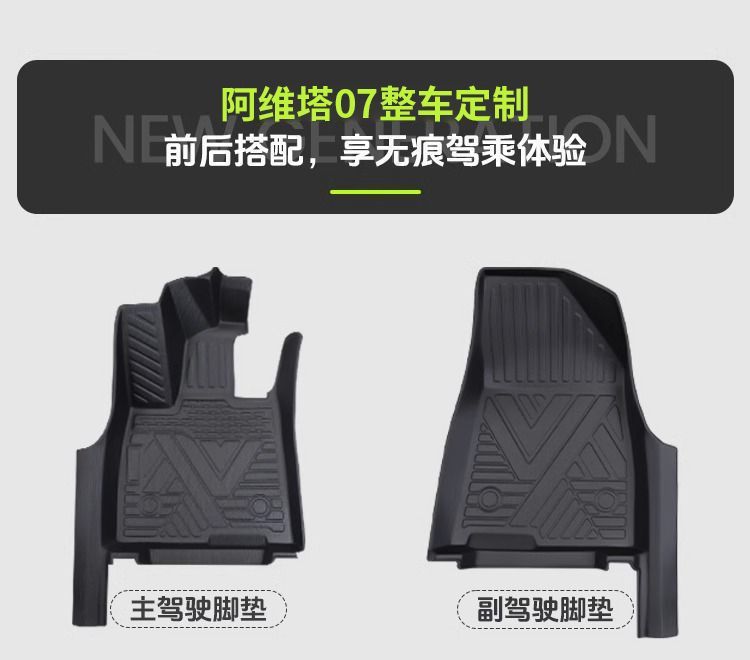 Suitable for Avita 07 Floor Mats, 24 Models Tpe Door Sill Surrounds, 24 Models Pro Original Mats, Max Trunk Mats Tpe