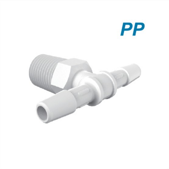 进口T型三通螺纹转接头 等径倒钩宝塔接头 软管转接配件 RoHS