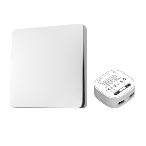 Battery-free waterproof large-panel household self-generating wireless switch without wiring long-distance wall switch can be attached at will