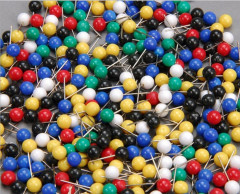 Dragon hand stainless steel color pearl pin main spool special bulk line group pin positioning pin fishing gear