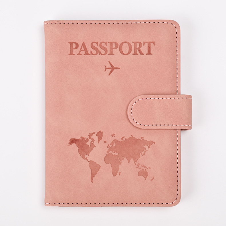 2025 nuevo anti-magnético RFID cambio de color PU mapa multifuncional pasaporte porta de tarjeta de boleto de avión porta de tarjeta de fábrica directa