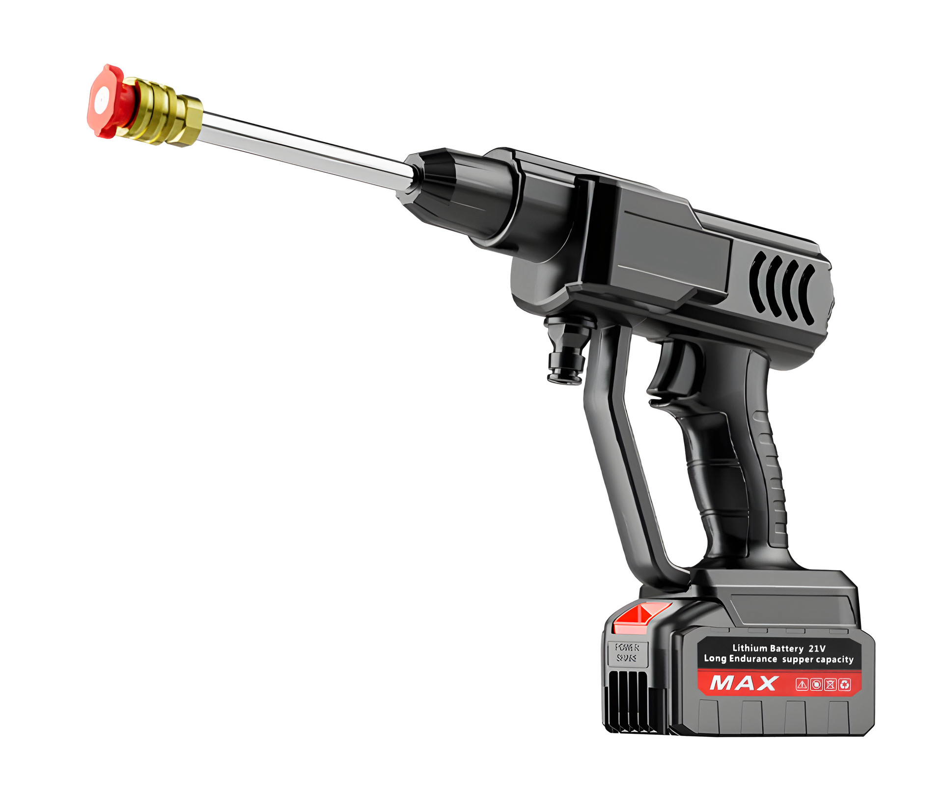 Xǐchējī Cordless Car Washer Portable Lithium Battery High Pressure Water Gun (Portable car washer) - 5-series-makita-threaded-bare-gun-without-nozzle-and-battery
