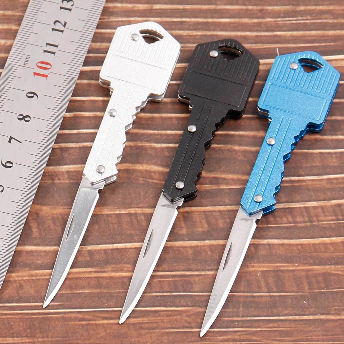 工厂批发折叠刀不锈钢钥匙折刀户外多功能水果刀迷你随身折叠小刀