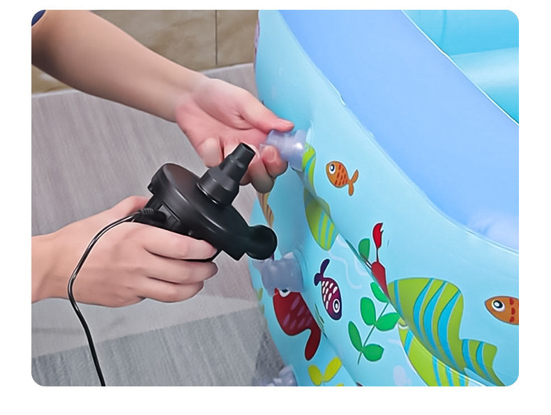 Inflatable Mattress Inflator, Universal Air Pump, Air Extractor, Electric Pump, Children's Swimming Ring, Swimming Pool Inflator
