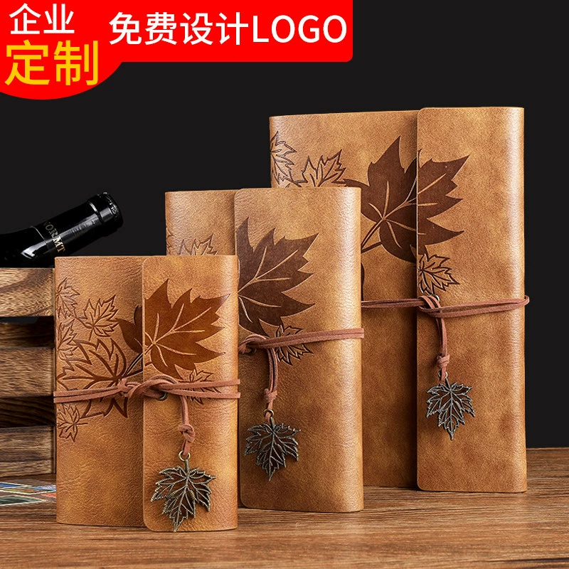 В наличии эксклюзивный трансграничный бизнес-блокнот с перекидными листами, портативный журнал для путешествий и регистрации, с возможностью нанесения логотипа.