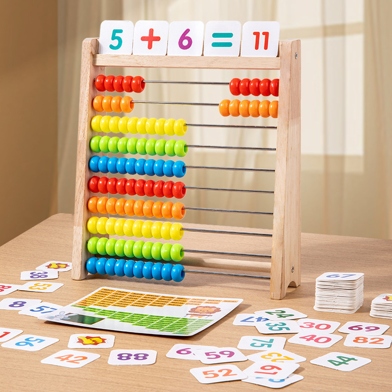 子供の木の玉は棚を計算します。|undefined