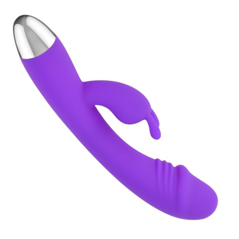 20-Frequency Heating Rabbit Vibrator for Women, Dual Stimulation, USB Rechargeable — detail image 4