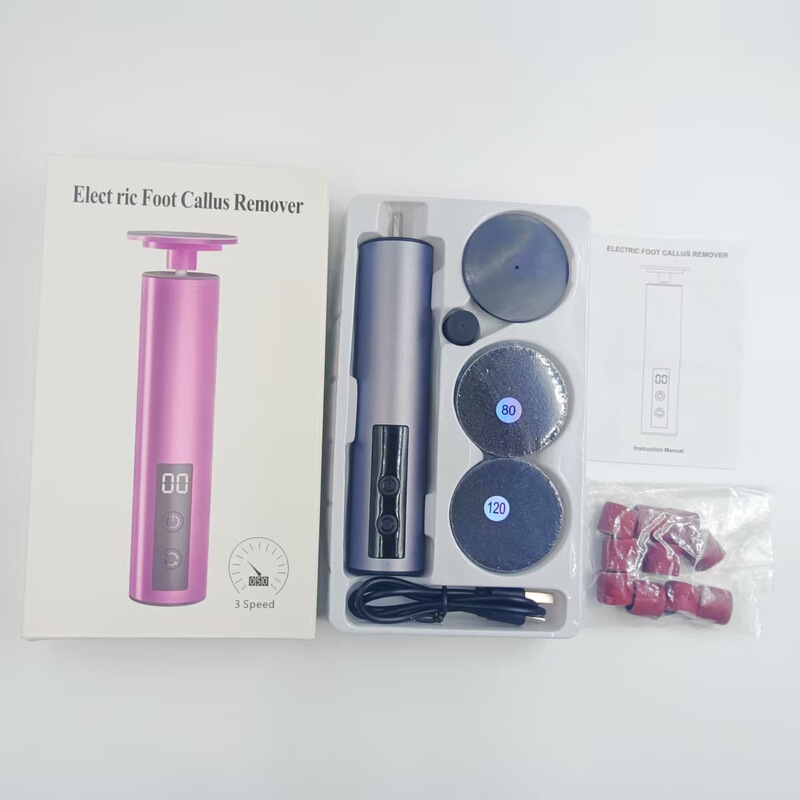 卸売電動フットグラインダー、ネイルグラインダー、全自動角質除去、古い角質、角質ケア、フットケア、ピンクのフットグラインダー|undefined