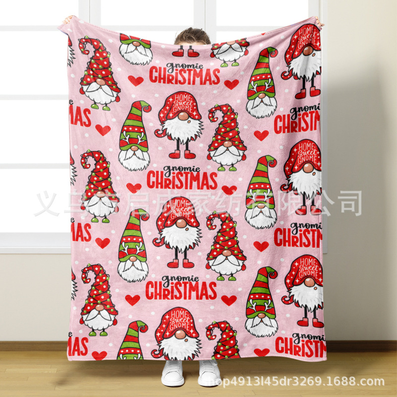 クロスボーダーホットセールクリスマスフランネルブランケット、ソファリクライニングチェアエアコンクリスマスギフトブランケットに最適|undefined