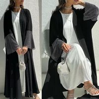 MQ085 Ближний Восток эксклюзивно для Super Ri Nidab Hot Selling Craccirt ABAYA мусульманское перекрестие эластичное бурение плащ