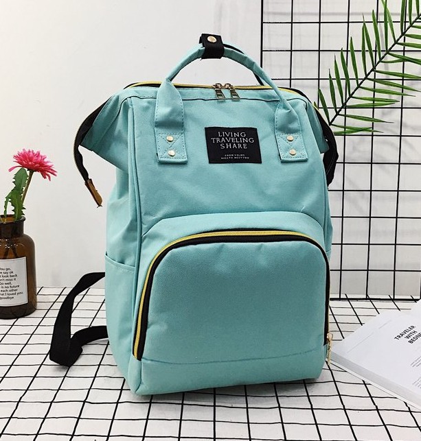 Bolsa de momia de fábrica de gran capacidad mochila de moda multifuncional bolsa materna e infantil nueva botella de alimentación de maternidad mochila de pañales al por mayor