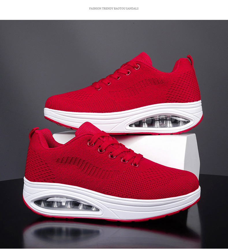 Zapatos de balanceo transfronterizos de talla grande zapatos de baile rojos para mujer zapatos de baile deportivos de tacón medio zapatos de baile de fondo de tendón zapatos de baile cuadrados