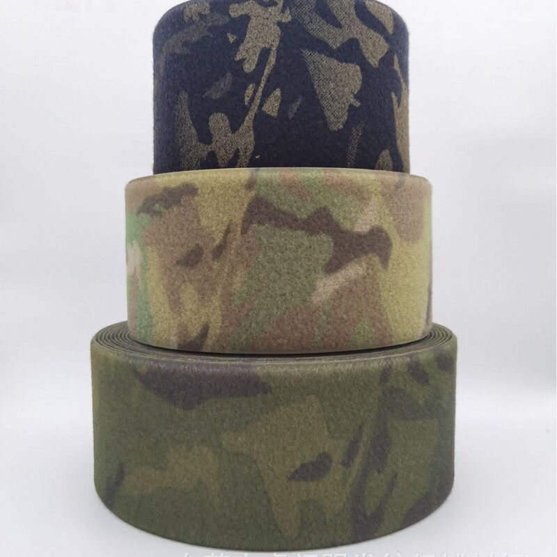 Gift Mc Printed and Dyed Camouflage Velcro Cp Nylon Buckle Cartoon Pattern Hook and Loop Fastener Anti-Infrared Flame Retardant