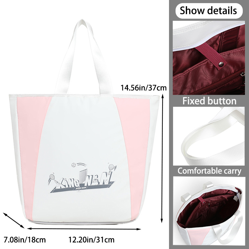 Bolsa de tenis de hombro doble bolsa de pelota de hombro único bolsa de pelota de alto valor facial de mujeres al aire libre bolsa de bádminton de almacenamiento de gran capacidad