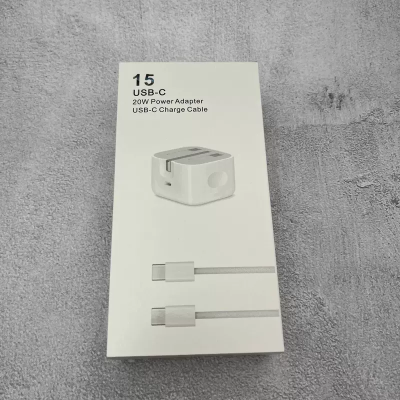 Подходит для зарядного устройства Apple, британское зарядное устройство 20Вт быстрая зарядка, европейский стандарт, адаптер питания быстрой зарядки для iPhone