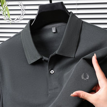 国际大牌FP麦穗正品男装polo衫秋季男士长袖t恤翻领纯棉宽松上衣