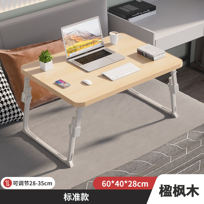 昇降可能なベッドの上の小さなテーブルが窓をはって勉強する机のノートパソコンの机のオフィスの小さなテーブルの折り畳み寮|undefined