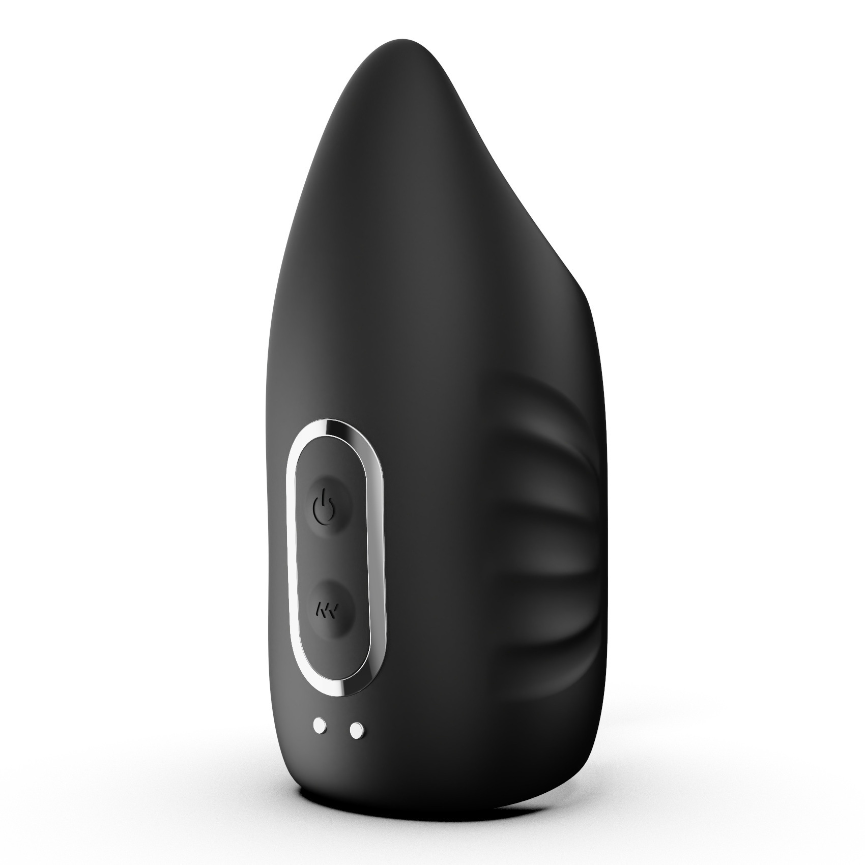 Wearable Vibrating Penis Trainer, Silicone Electric Stimulation Device, Black — detail image 14