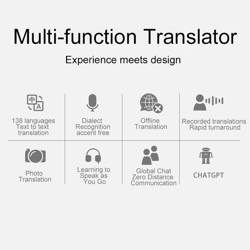 Máquina de traducción de grabación de sonido para traducción tradicional transfronteriza en tiempo real de 138 países