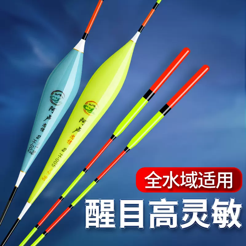 纳米浮漂醒目加粗高灵敏鱼漂变色龙漆高档浮漂鲫鲤鱼全水域通用