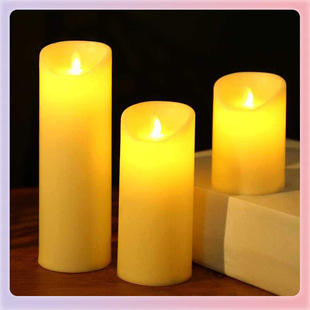 ✅ Cross-Border Led Digital Candle Light Swinging Fake Candle Bar Wedding Restaurant Guide Lighting Batch