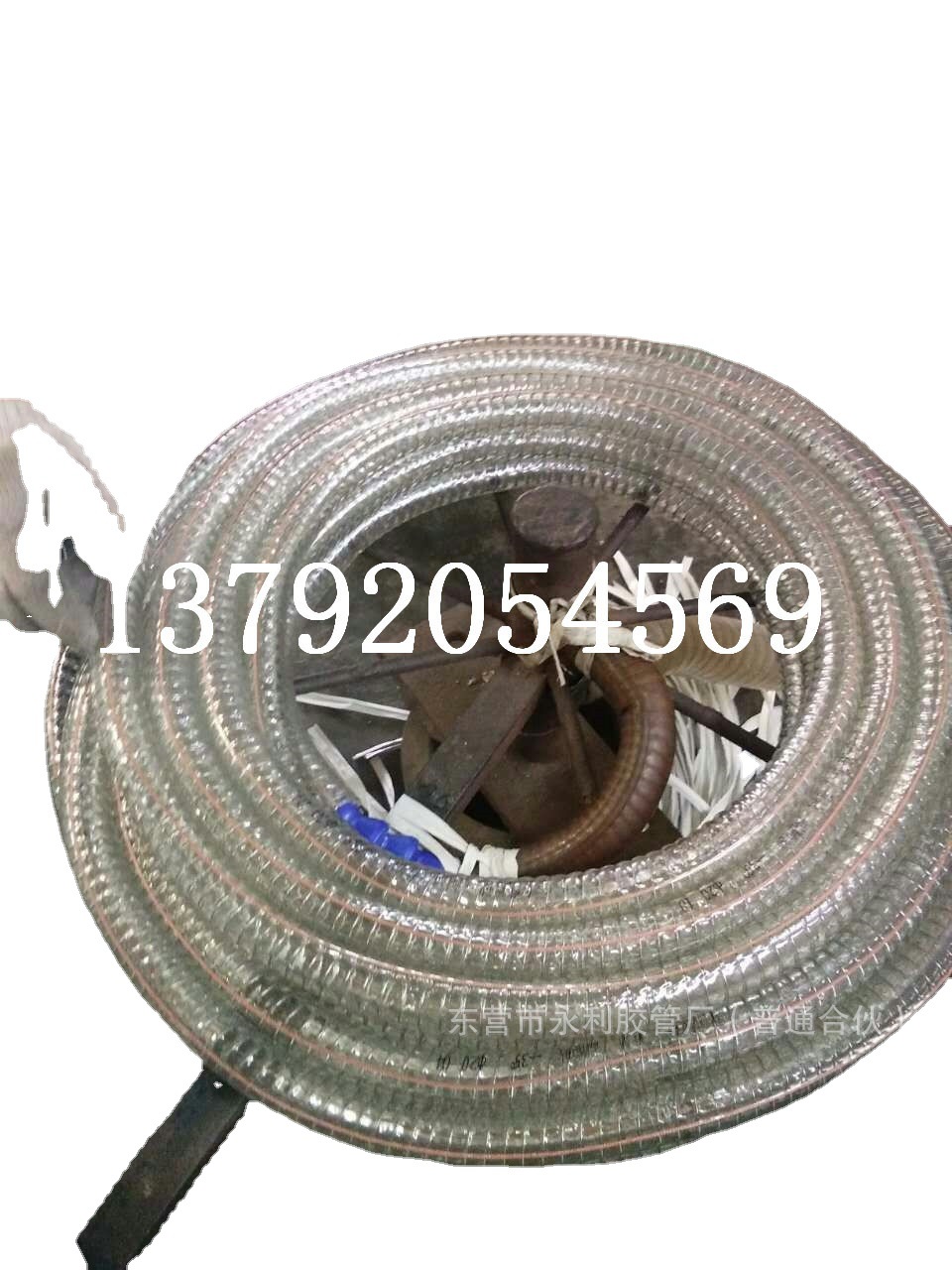 25-100mmPVC硅胶透明钢丝管复合管 耐寒防冻防静电输油管