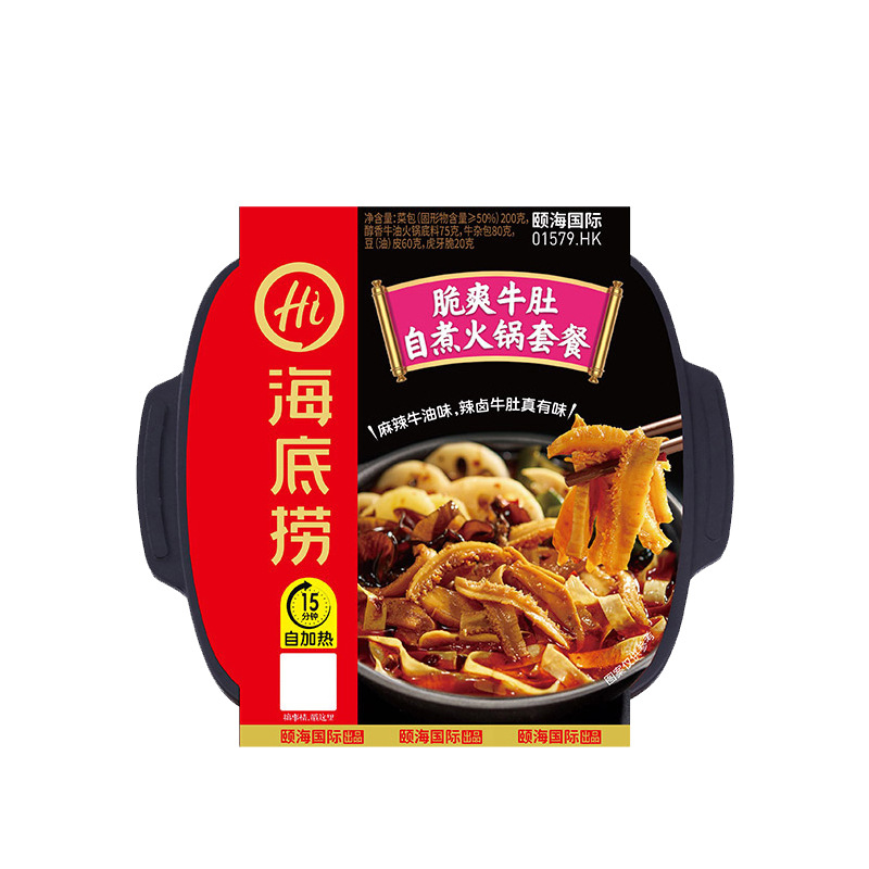 Haidilao 자체 가열 냄비 바삭한 삼겹살 435g