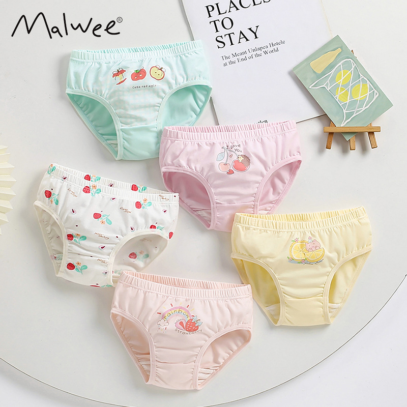 Malwee transfronterizo nueva ropa interior de niñas, ropa interior de niños, Europa y América, ropa interior de bebés cómodas y transpirables para hombres y mujeres, niñas y niñas