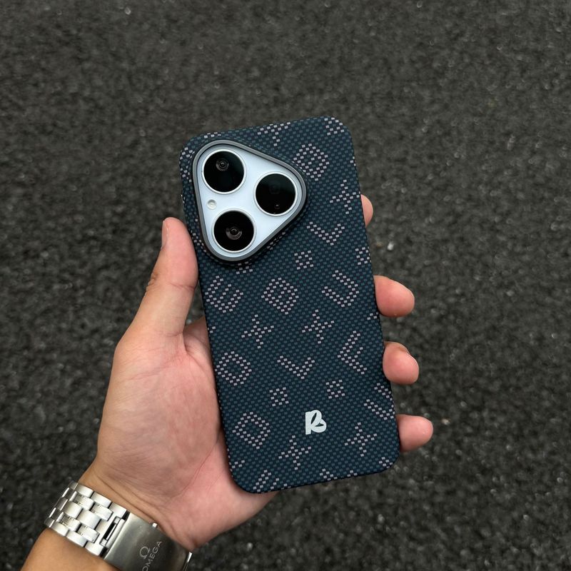 适用华为pura70pro手机壳新款超薄pc凯夫拉纹P80磁吸防摔保护壳硬|undefined