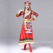 藏服女裝藏族舞蹈演出服裝女新款少數民族服飾成人蒙古族風表演服