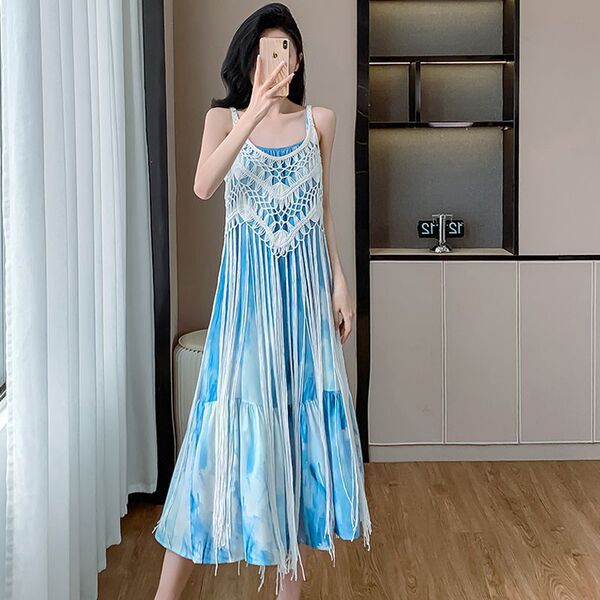 Blue dress from Yunnan province