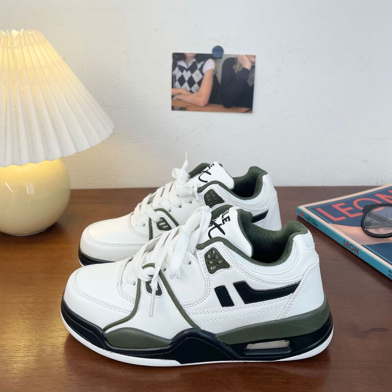 2022 New ins Air Cushion Basketball Sneakers Couple Student Jogging Men's and Women's Shoes
