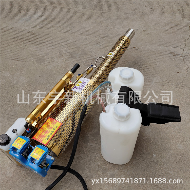 汽油脉冲式弥雾机大棚灭虫打药机双管烟雾水雾机
