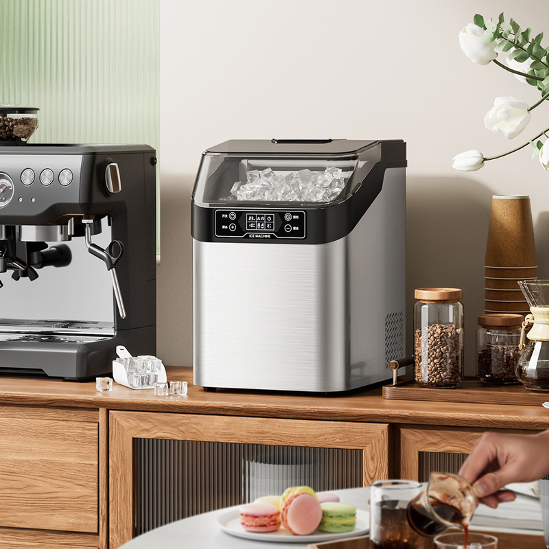 New Ice Machine Household Small Fast Ice Making Cross-Border Ice Machine Fully Automatic Ice Making New Ice Making