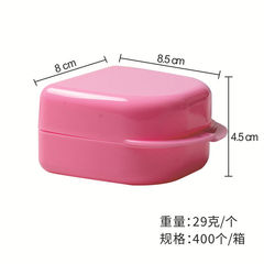 Dental retainer denture cleaning tooth storage box denture denture box large and medium opening cleaning box tooth tray full mouth tooth box