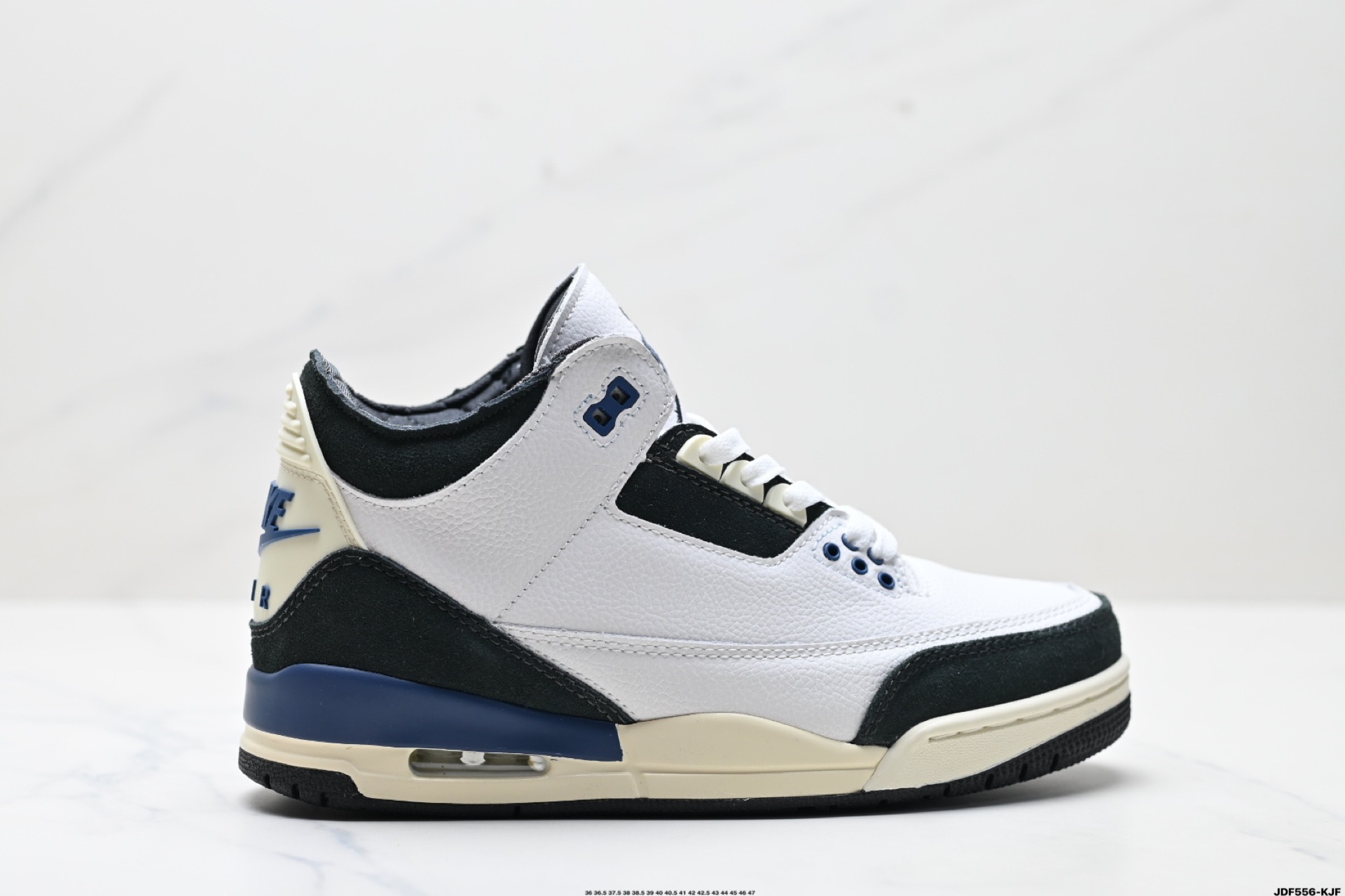 Puta Chunwon zapatos azules de combate directo Fujiwara Hao AJ3 zapatos de hombre magos casuales versátiles zapatos de moda de gato negro