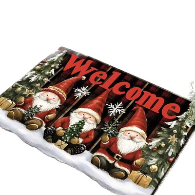 Cross-Border Temu Dropshipping Christmas Series Cartoon Avtomobil döşəmə paspasları