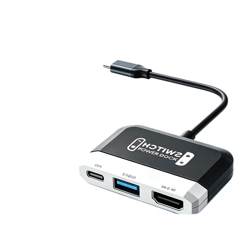 Switch Taşınabilir Genişletme Dock Üçü Bir Arada 4K60Hz HD Ekran Yansıtma PD Hızlı Şarj USB3.0 Dönüştürücü Uyumlu 1/