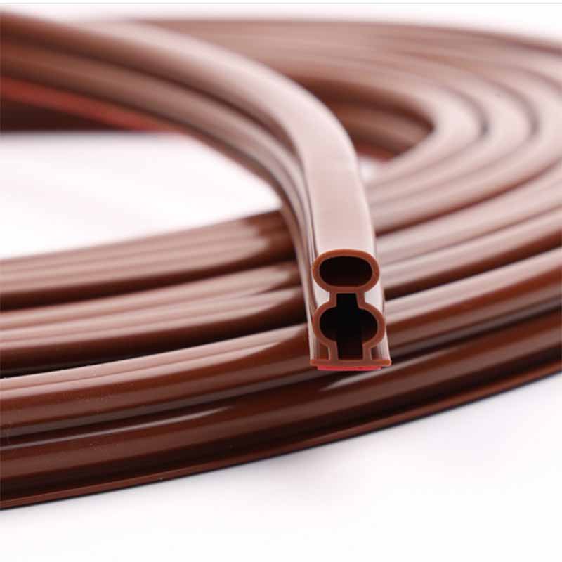 工字防盗门橡胶密封条自粘型塑钢门窗防风条入户门防尘隔音防撞条