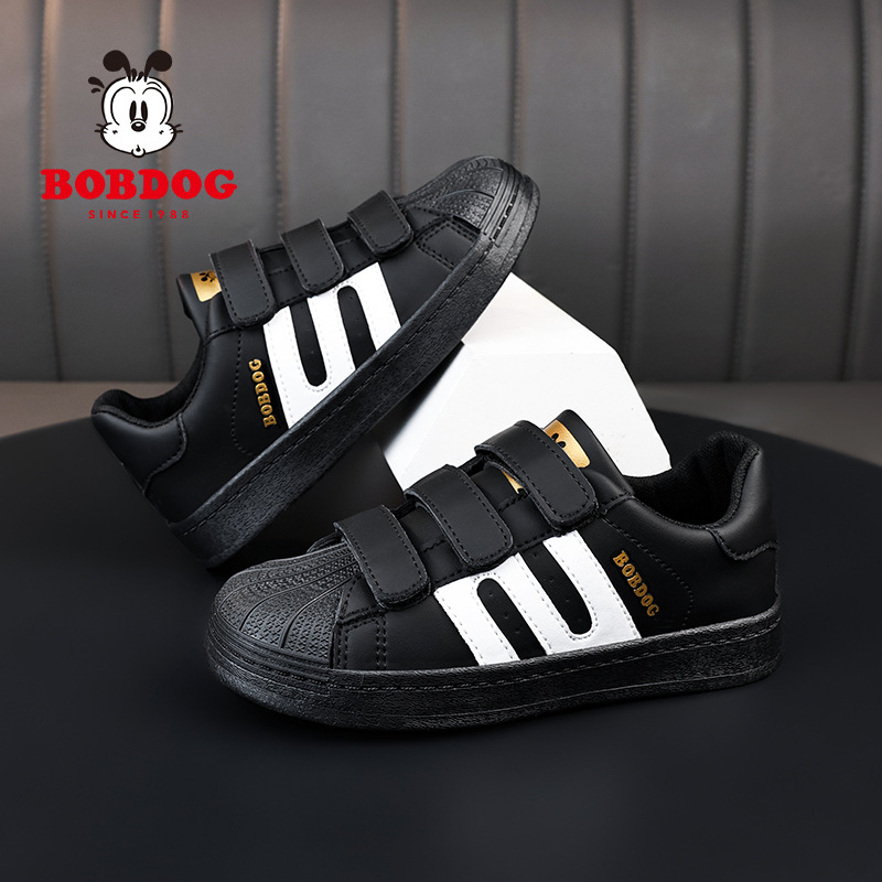 Babu Bean Boys' Little White Scarpe singole per ragazze nuove e invernali per bambini, versatili per l'autunno_voghion.com