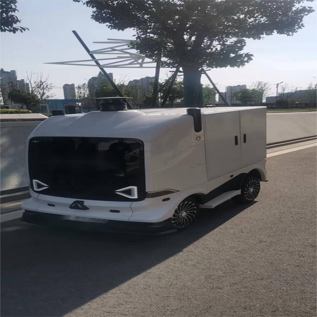 Vehículo no tripulado Vehículo de venta al por menor Vehículo de distribución inteligente Vehículo de distribución