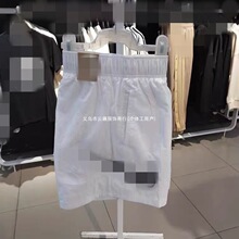 夏季内透气6740梭织休闲五分裤跑步短裤女子运动速干网DM男现货无